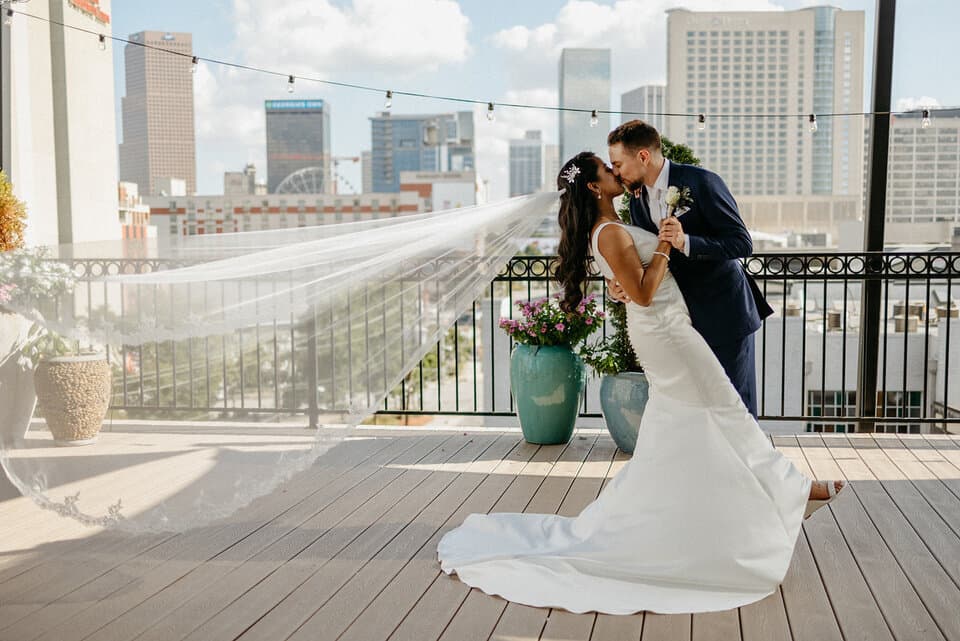 City Rooftop at Atlanta Wedding Venue