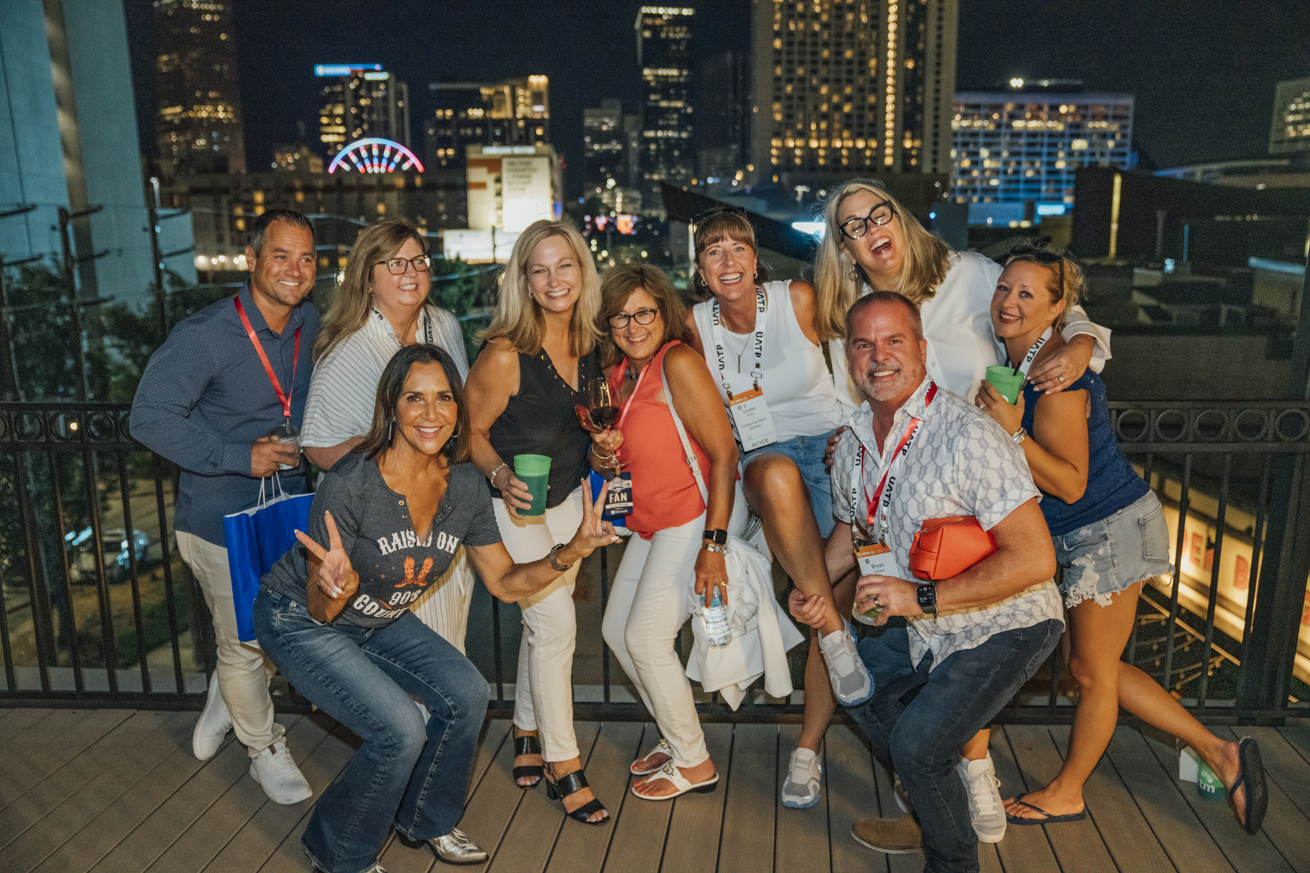 Rooftop event space overlooking downtown Atlanta.